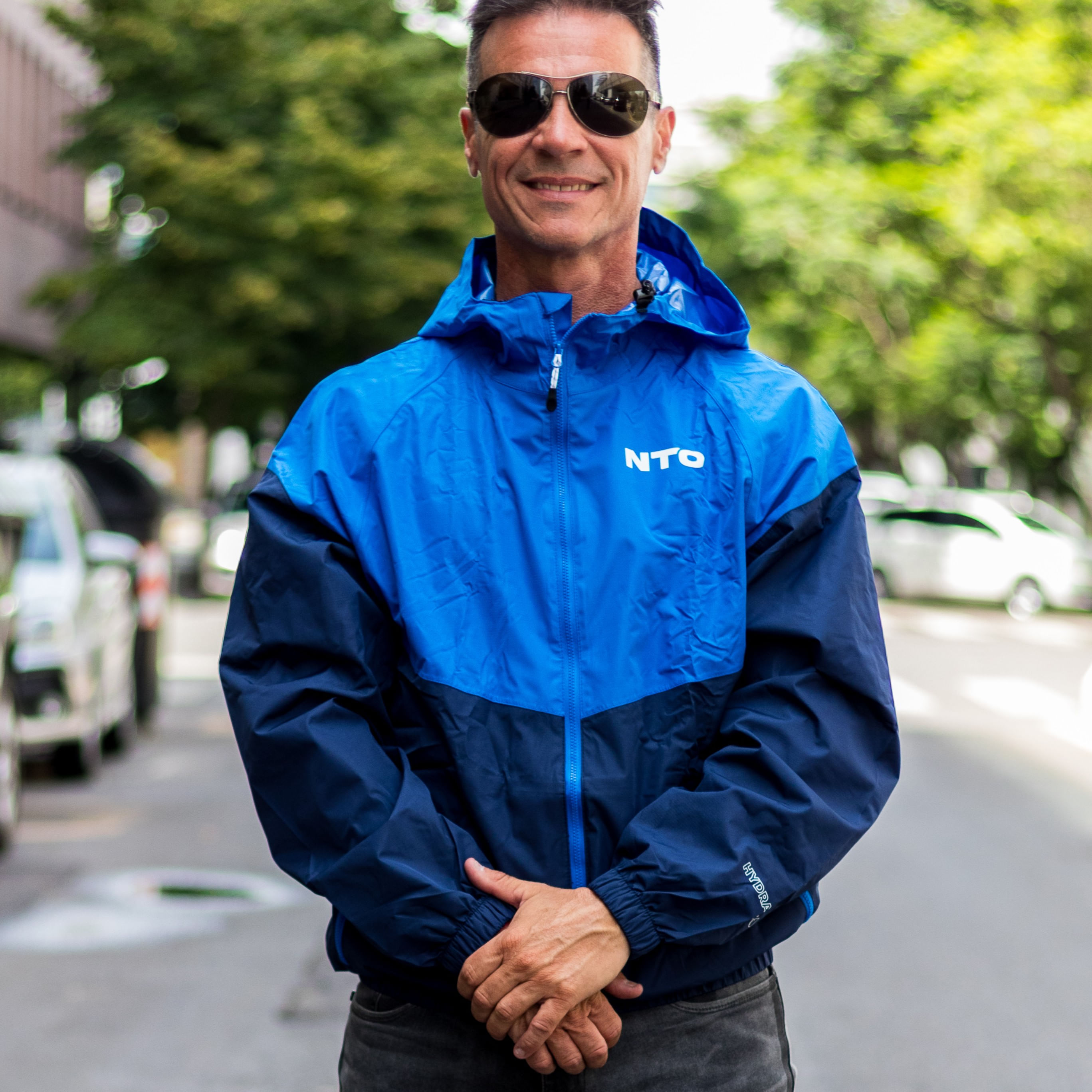 Campera NTO Wind Hombre Azul / Celeste